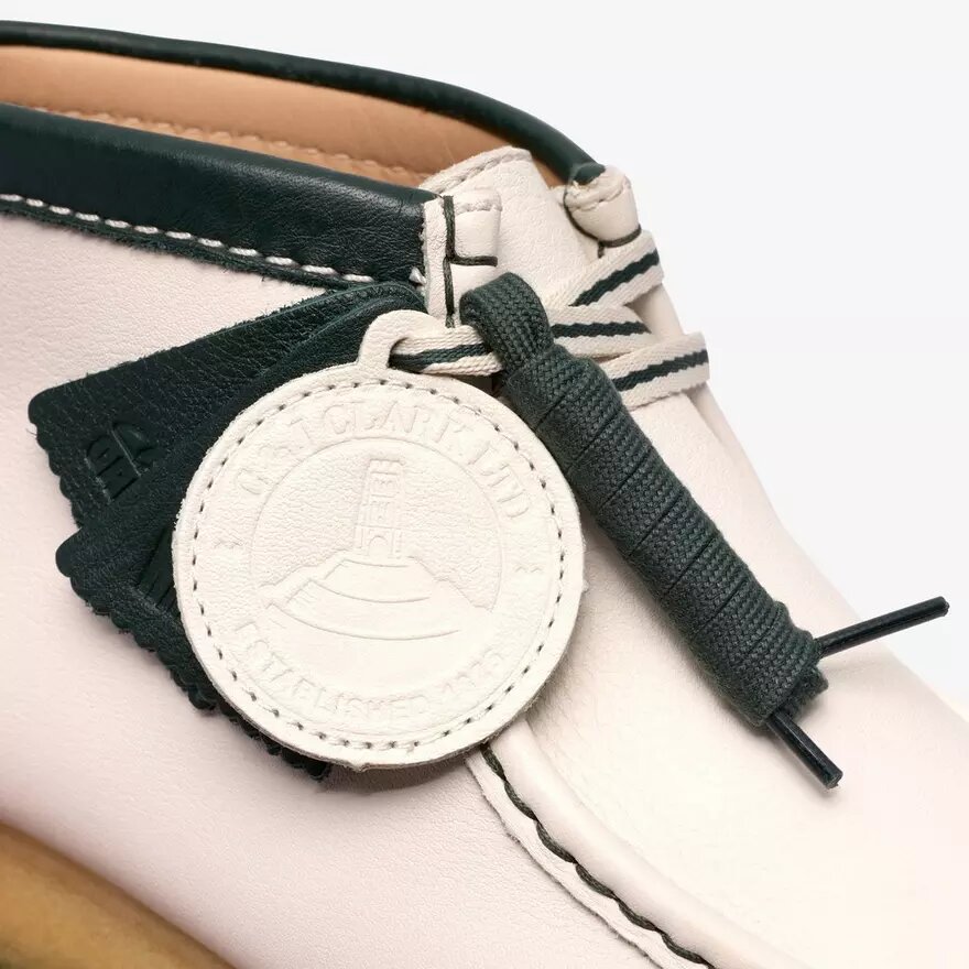 Mens Walla Boot Rb White Leather Wallabees Mens Walla Boot Rb White Leather Wallabees