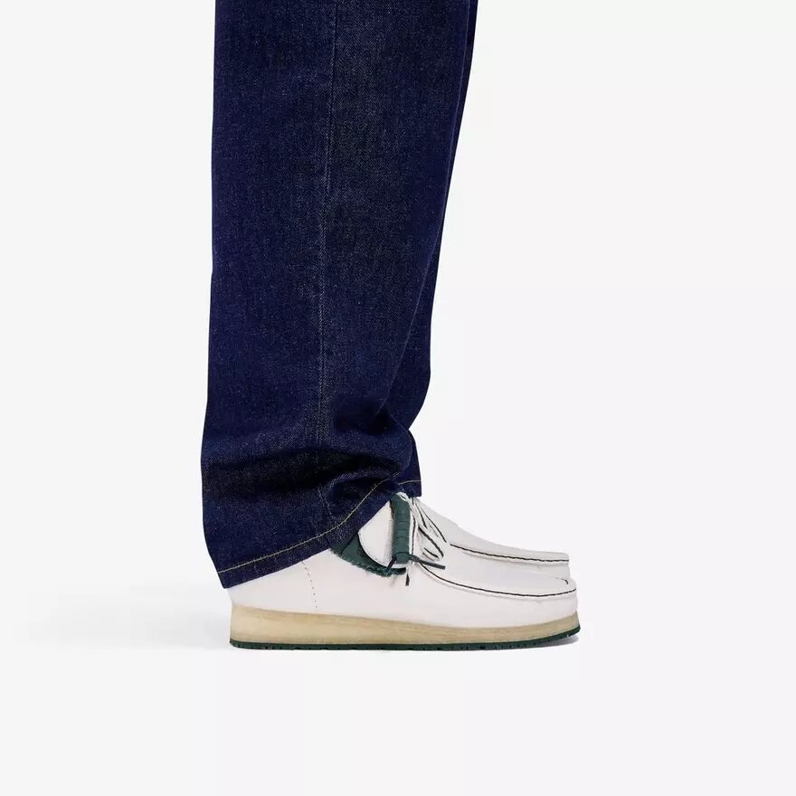 Mens Walla Boot Rb White Leather Wallabees Mens Walla Boot Rb White Leather Wallabees