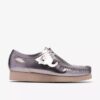 Mens Wallabee 2604 Silver Patent Wallabees