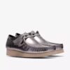 Mens Wallabee 2604 Silver Patent Wallabees