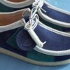 Mens Wallabee Blue/Green Stripe Mens Wallabee Blue/Green Stripe