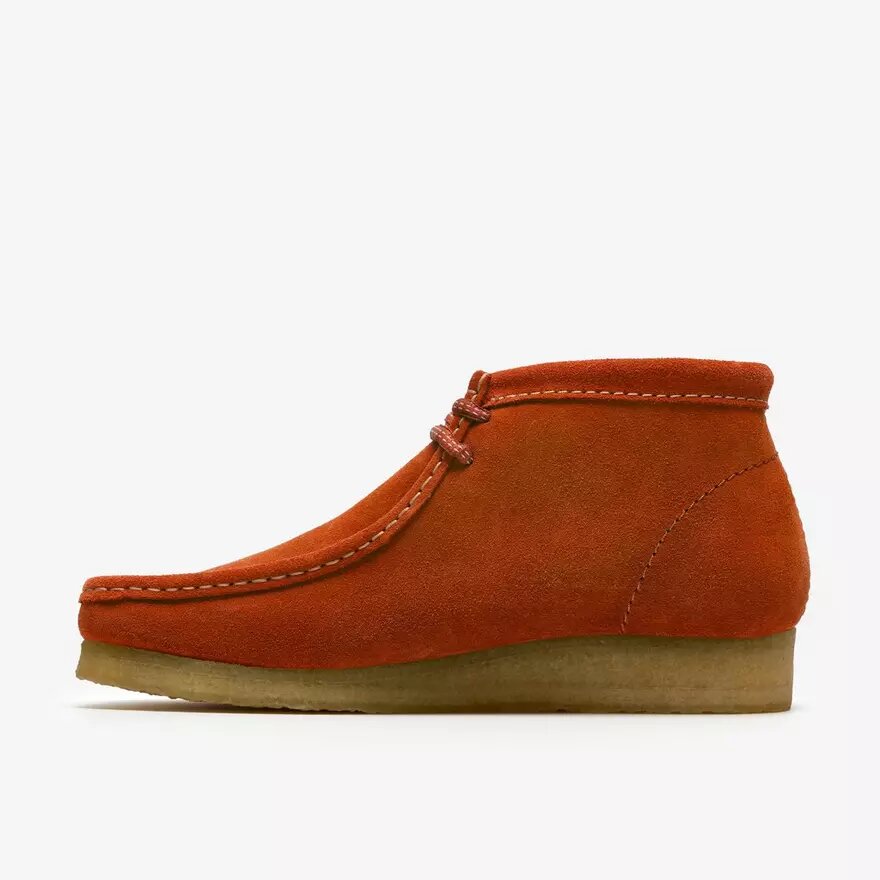 Mens Wallabee Boot Orange Suede Wallabees Mens Wallabee Boot Orange Suede Wallabees