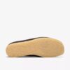 Mens Wallabee Dark Brown Leather Wallabees