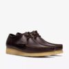 Mens Wallabee Dark Brown Leather Wallabees