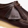 Mens Wallabee Dark Brown Leather Wallabees