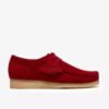 Mens Wallabee Deep Red Suede Mens Wallabee Deep Red Suede
