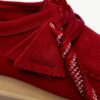 Mens Wallabee Deep Red Suede Mens Wallabee Deep Red Suede