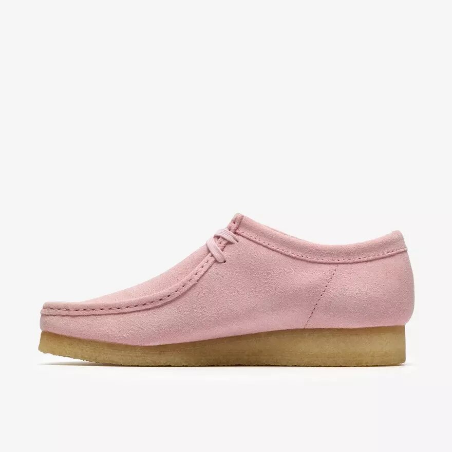 Mens Wallabee Light Pink Suede Wallabees Mens Wallabee Light Pink Suede Wallabees