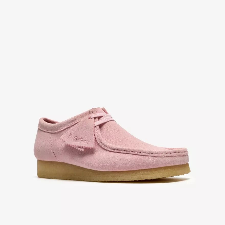 Mens Wallabee Light Pink Suede Wallabees Mens Wallabee Light Pink Suede Wallabees