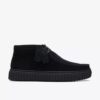 Torhill Hi Black Suede Ankle Boots