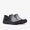 Women’s Carleigh Ray Black Leather Slip Ons