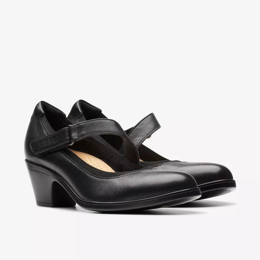 Women’s Emily 2 Mabel Black Leather Mary Jane Shoes Women’s Emily 2 Mabel Black Leather Mary Jane Shoes