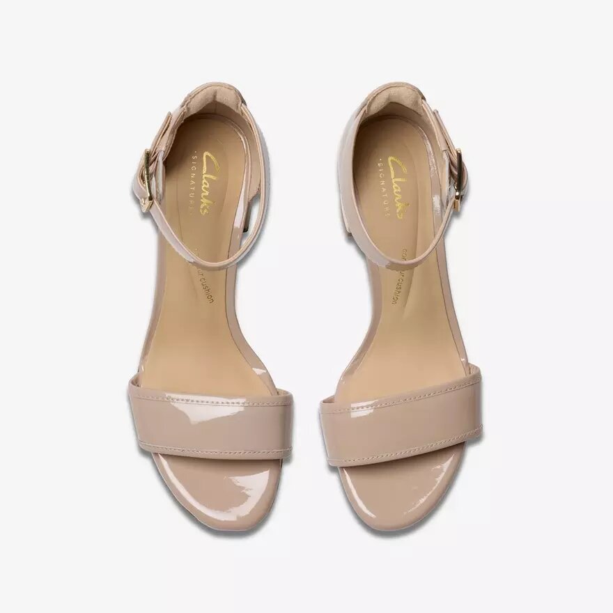 Women’s Ezoria Mae Sand Patent Heeled Sandals Women’s Ezoria Mae Sand Patent Heeled Sandals