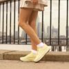 Women’s Pace Rise Pale Yellow Sneaker Us