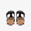 Women’s Seannah Madi Black Leather Wedges