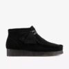 Women’s Wallabee™ Boot Black Suede Boots