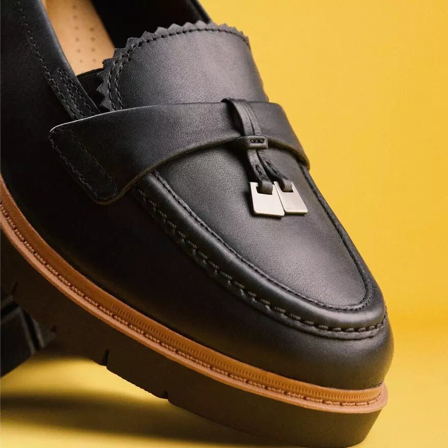 Women’s Westlynn Bella Black Leather Loafers Women’s Westlynn Bella Black Leather Loafers