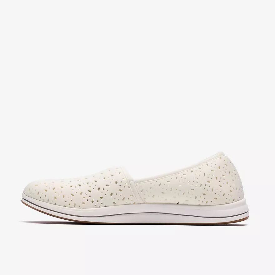 Womens Breeze Lily White Slip Ons Womens Breeze Lily White Slip Ons