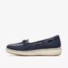 Womens Breezesky Bay Navy Canvas Loafers Womens Breezesky Bay Navy Canvas Loafers