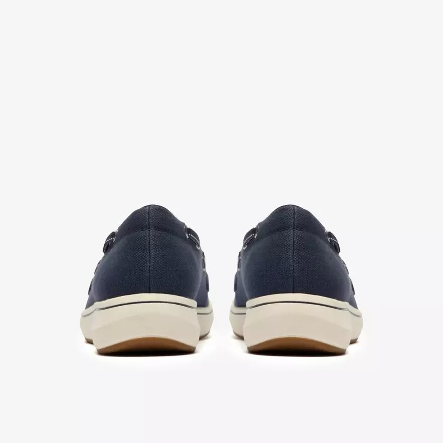 Womens Breezesky Bay Navy Canvas Loafers Womens Breezesky Bay Navy Canvas Loafers