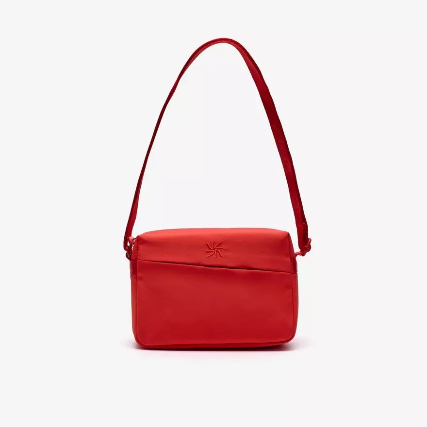 Womens Cloudsteppers Crossbody Poppy Red Tote Bag Womens Cloudsteppers Crossbody Poppy Red Tote Bag