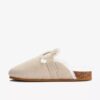 Womens Cory Buckle Khaki Slipppers Womens Cory Buckle Khaki Slipppers