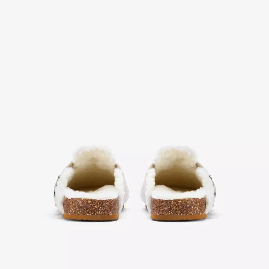 Womens Cory Buckle Khaki Slipppers Womens Cory Buckle Khaki Slipppers