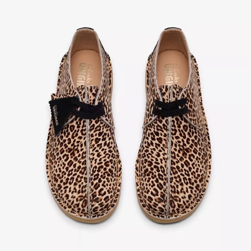 Womens Desert Trek Leopard Print Shoes Womens Desert Trek Leopard Print Shoes