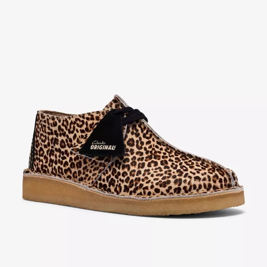 Womens Desert Trek Leopard Print Shoes Womens Desert Trek Leopard Print Shoes