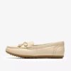 Womens Elliotte Sail Cream Leather Moccasins Womens Elliotte Sail Cream Leather Moccasins