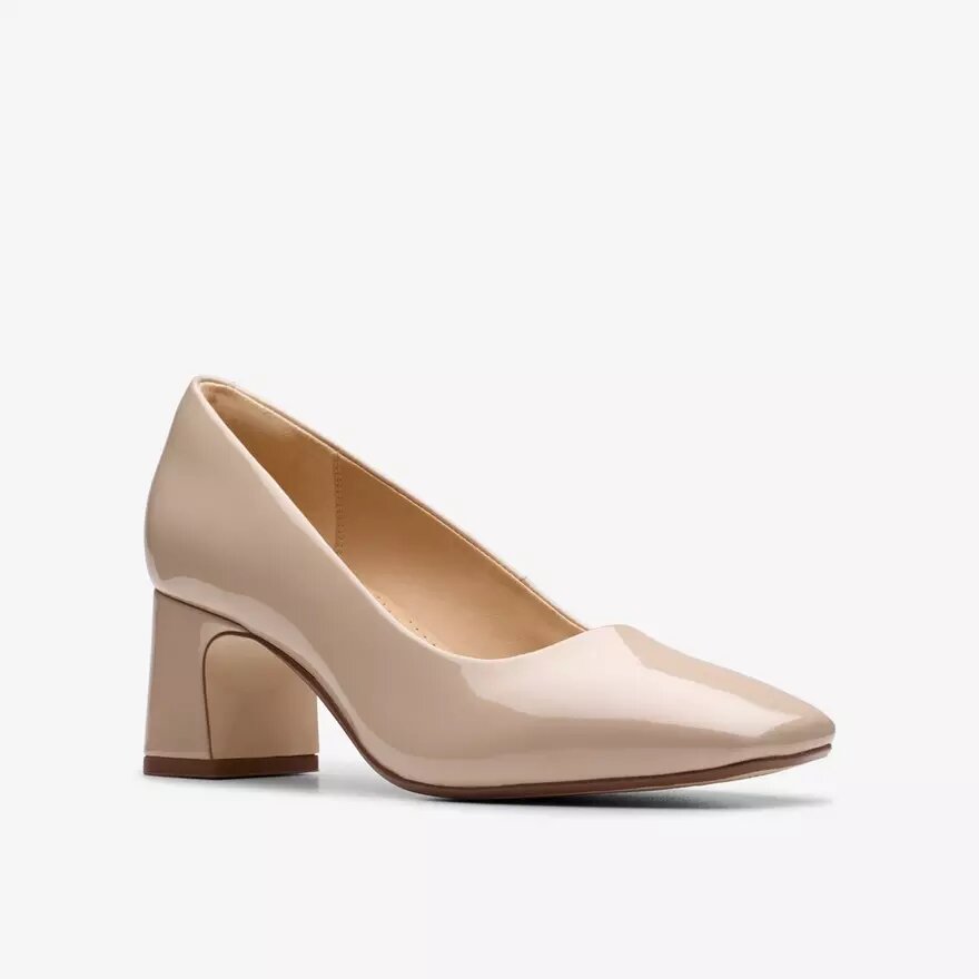 Womens Fernie Court Sand Patent Court Shoes Us Womens Fernie Court Sand Patent Court Shoes Us