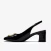 Womens Fernie Sling Black Patent Leather Court Shoes Womens Fernie Sling Black Patent Leather Court Shoes