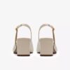 Womens Fernie Sling Cream Leather Court Shoes Womens Fernie Sling Cream Leather Court Shoes