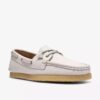 Womens Godney Boat White Grain Leather Boat Shoes Womens Godney Boat White Grain Leather Boat Shoes