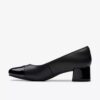 Womens Iridessa May Black Leather Pumps