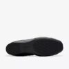 Womens Jazmynn Gem Black Leather  Flats
