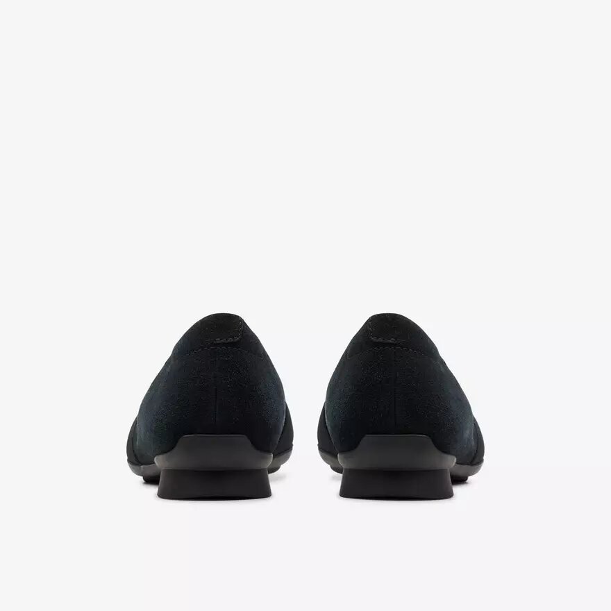 Womens Jazmynn Gem Black Suede Slip-Ons Womens Jazmynn Gem Black Suede Slip-Ons