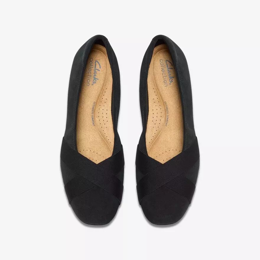 Womens Jazmynn Gem Black Suede Slip-Ons Womens Jazmynn Gem Black Suede Slip-Ons