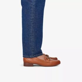 Womens Juliet Echo Tan Leather Loafers