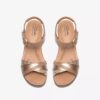 Womens Kacha Twist Taupe Combination Leather Wedges Us Womens Kacha Twist Taupe Combination Leather Wedges Us