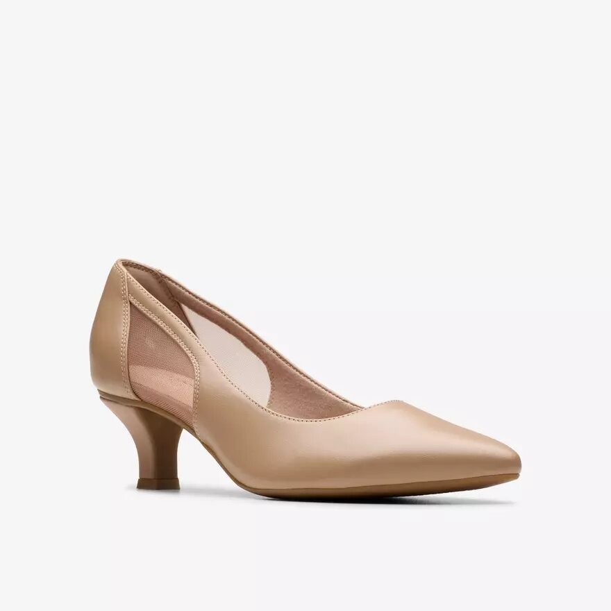 Womens Kepley Cora Warm Beige Leather Pumps Womens Kepley Cora Warm Beige Leather Pumps