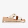Womens Kidiki Cove Cream Leather Wedges Womens Kidiki Cove Cream Leather Wedges
