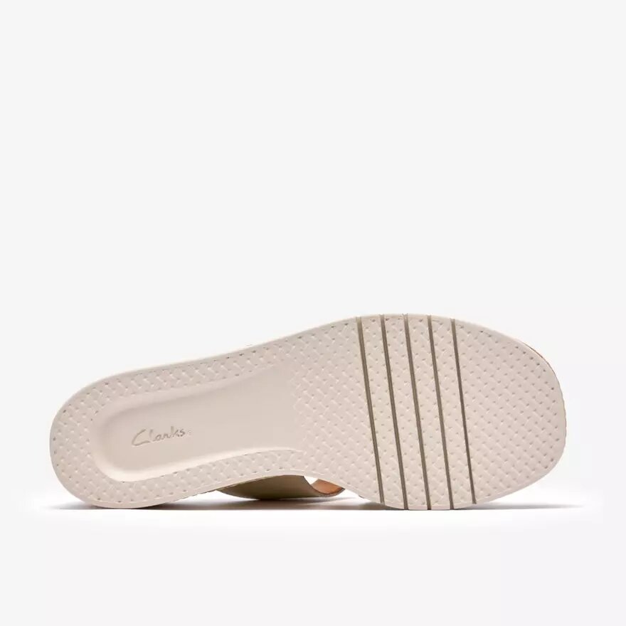 Womens Kidiki Cove Cream Leather Wedges Womens Kidiki Cove Cream Leather Wedges
