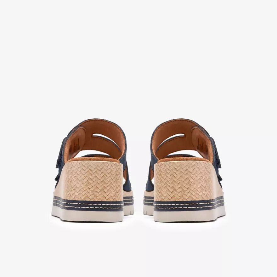 Womens Kidiki Cove Navy Nubuck Wedges Womens Kidiki Cove Navy Nubuck Wedges