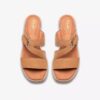 Womens Kidiki Cove Tan Nubuck Wedges Womens Kidiki Cove Tan Nubuck Wedges