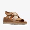 Womens Kidiki Sun Beige Combination Wedges Womens Kidiki Sun Beige Combination Wedges