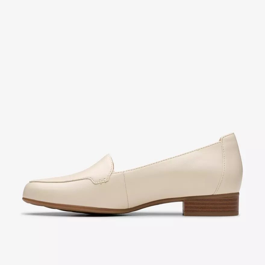 Womens Krystine Lily Cream Leather Loafer Womens Krystine Lily Cream Leather Loafer