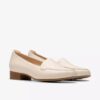 Womens Krystine Lily Cream Leather Loafer Womens Krystine Lily Cream Leather Loafer