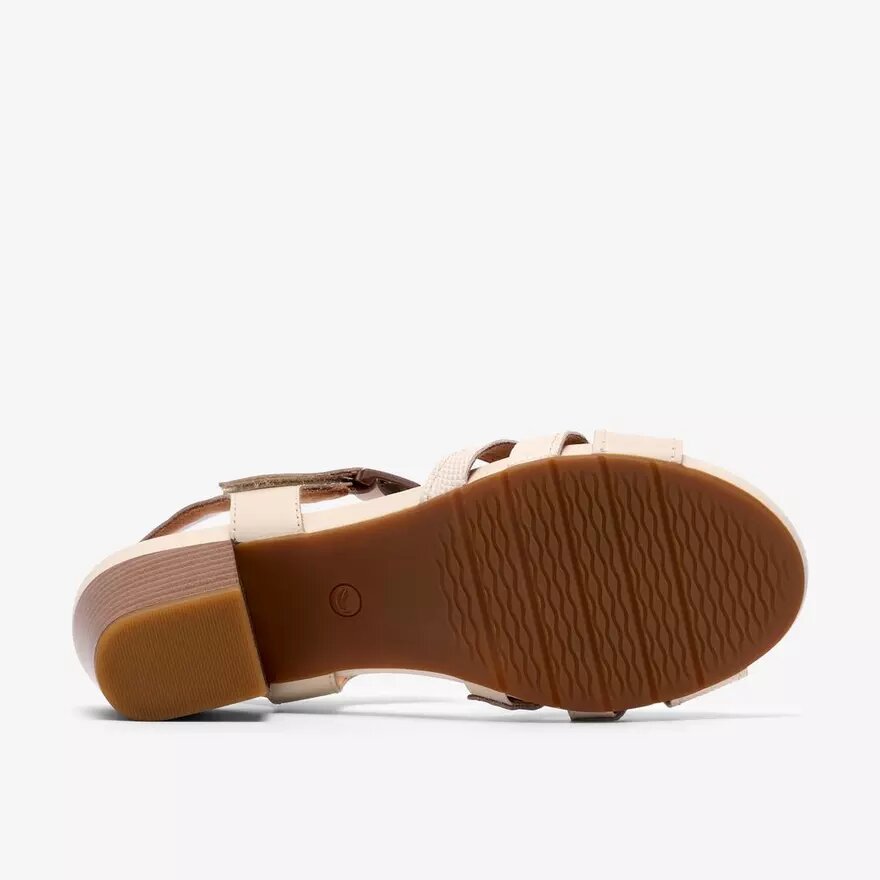 Womens Kymber Glow Cream Leather Heeled Sandals Womens Kymber Glow Cream Leather Heeled Sandals