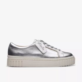 Womens Mayhill Walk Silver Metallic Sneaker Us